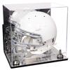 Acrylic Display Case for Full Size Football Helmet Premium Football Display Case with Mirror Base & Silver Risers Protects Memorabilia & Collectibles, Dimension 14.5" L x 11" W x 12" H (V44/A002) view 1
