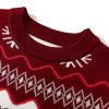 Christmas Toddler Boys Girls Cartoon Dinosaur Santa Prints Sweater Long Sleeve Warm Knitted Pullover Knitwear Tops view 4
