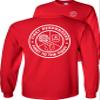FAIR GAME First to The Fight First Responders Long Sleeve Shirt Fire Police EMS-Red-2x view 1