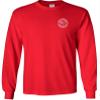 FAIR GAME First to The Fight First Responders Long Sleeve Shirt Fire Police EMS-Red-2x view 2