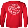 FAIR GAME First to The Fight First Responders Long Sleeve Shirt Fire Police EMS-Red-2x view 3