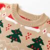 Christmas Toddler Boys Girls Cartoon Dinosaur Santa Prints Sweater Long Sleeve Warm Knitted Pullover Knitwear Tops view 4