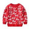 Christmas Toddler Boys Girls Cartoon Dinosaur Santa Prints Sweater Long Sleeve Warm Knitted Pullover Knitwear Tops view 1