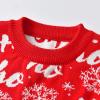 Christmas Toddler Boys Girls Cartoon Dinosaur Santa Prints Sweater Long Sleeve Warm Knitted Pullover Knitwear Tops view 3