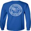 FAIR GAME First to The Fight First Responders Long Sleeve Shirt Fire Police EMS-Royal-2x view 3