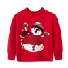 Christmas Toddler Boys Girls Cartoon Dinosaur Santa Prints Sweater Long Sleeve Warm Knitted Pullover Knitwear Tops view 1