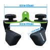 KORIKAHM Adjustable Lat Pull down Bar, Cable Machine Attachments for Gym, Home Gym Fitness T-bar Row Pulldown Attachments, Lat Pull Down Machine Wide Grip Neutral Grip Handle (SP-01) view 2