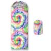 BailiPromise Rainbow Printed Camping Sleeping Bags,3 Season Warm & Cool Weather,Lightweight,Waterproof Sleeping Bags for Adults & Kids,Traveling,and Outdoors,Camping Gear Equipment,31x90inch view 1