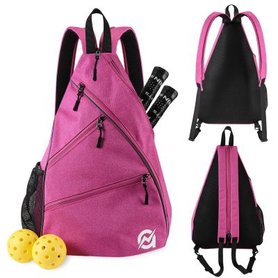 A11N SPORTS Pickleball Bag, Reversible Crossbody Sling Bag/Backpack for Women Men
