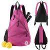 A11N SPORTS Pickleball Bag, Reversible Crossbody Sling Bag/Backpack for Women Men view 1