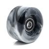 8 Pack 32 x 58mm, 82A Double Row Skate Wheels with Bearing Installed and 2 Toe Stoppers, for Outdoor or Indoor (Black) view 3