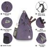 A11N SPORTS Pickleball Bag, Reversible Crossbody Sling Bag/Backpack for Women Men view 2