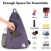 A11N SPORTS Pickleball Bag, Reversible Crossbody Sling Bag/Backpack for Women Men view 4