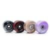 8 Pack 32 x 58mm, 82A Double Row Skate Wheels with Bearing Installed and 2 Toe Stoppers, for Outdoor or Indoor (Red) view 4