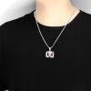 AIAINAGI Baseball Number Necklace for Men 00-99 Athletes Jersey Number Necklace Stainless Steel Silver Chain Baseball Charm Pendant Personalized Baseball Gift for Men4 Over 18 years old view 4
