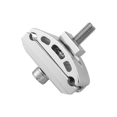Bicycle Seatpost Head Saddle Pipe Head DGHAOP Silver Aluminium Alloy Bike Seatpost Clamps Head Saddle Pipe Screw Seat Tube Cycling Screw Seat Tube Post Single Rod Head Parts