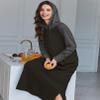 Ekouaer Nightgowns for Women Cotton Nightgown Long Sleeve Hooded Night Gown view 2