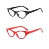 Beetoo Cat Eye Rhinestone Glasses - 2PCS Womens (Red, Black) view 1