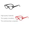 Beetoo Cat Eye Rhinestone Glasses - 2PCS Womens (Red, Black) view 3