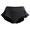 Women Rave High Waist Cut Out Bottom Shorts for Women Tummy Control Dance Booty Shorts Bikini Bottom Swimsuit for Music Festival Twerk Shorts Sexy Sports Leggings Women Hot Panties D#Black Medium view 1