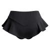 Women Rave High Waist Cut Out Bottom Shorts for Women Tummy Control Dance Booty Shorts Bikini Bottom Swimsuit for Music Festival Twerk Shorts Sexy Sports Leggings Women Hot Panties D#Black Medium view 3