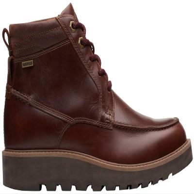 Clarks Men's Hinsdale Mid WP Hiking Boot, Brown Leather, Size 10.5