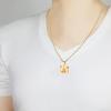 AAI.doc Baseball Number Necklace for Men - Stainless Steel Gold Plated Athletes Jersey Gift(00-99) view 4