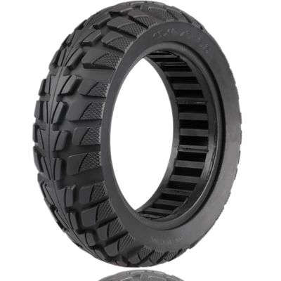 Solid Tire 10 Inch, 10x2.70-6.5 /10x2.75 solid tire 70/65-6.5 Scooter Tubeless Puncture-Proof Tire, Explosion-Proof Rubber Solid Tires, Shockproof Design, Super-Grip Wheels Replacement
