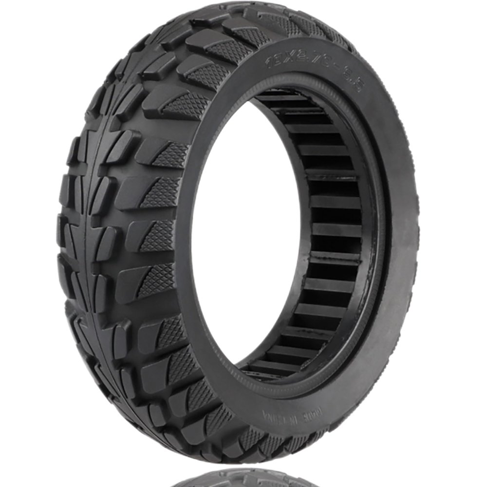 Solid Tire 10 Inch, 10x2.70-6.5 /10x2.75 solid tire 70/65-6.5 Scooter Tubeless Puncture-Proof Tire, Explosion-Proof Rubber Solid Tires, Shockproof Design, Super-Grip Wheels Replacement