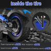 Solid Tire 10 Inch, 10x2.70-6.5 /10x2.75 solid tire 70/65-6.5 Scooter Tubeless Puncture-Proof Tire, Explosion-Proof Rubber Solid Tires, Shockproof Design, Super-Grip Wheels Replacement view 2