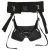 HERCHR Fishing Belt Rod Holder, Adjustable Fishing Fighting Waist Belt with EVA Foam Padded Straps & Safety Buckle, Boat Fish Harness Belts Rod Holder(Black) view 1