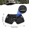 HERCHR Fishing Belt Rod Holder, Adjustable Fishing Fighting Waist Belt with EVA Foam Padded Straps & Safety Buckle, Boat Fish Harness Belts Rod Holder(Black) view 2