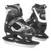 Nattork Ice Skates Shoes for Boys, Youth and Women, Soft Padding and Reinforced Ankle Support Black Boy Ice Hockey Adjustable Skates for Outdoor and Rink 5-8 US view 1