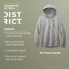 District Womens Re-Fleece Hoodie, 100% Recycled Midweight Sweatshirt M Black view 4