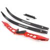 66 Inch ILF Recurve Bow 20-40Lbs Metal Riser Competition Athletic Recurve Bow Right Hand Hunting Bow, ILF Bow Riser and Limbs (20 Lbs, Red/Type 1) view 4