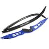 66 Inch ILF Recurve Bow 20-40Lbs Metal Riser Competition Athletic Recurve Bow Right Hand Hunting Bow, ILF Bow Riser and Limbs (40 Lbs, Blue/Type 2) view 4