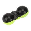 Alomejor 40Pcs Fishing Double Rattle, Plastic Fishing Attractor Beads Fish Bite Bait Alarm Tool for Sea Fishing(Black and Green)