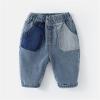 2t Baby Pants Children Kids Toddler Infant Baby Boys Girls Patchwork Jeans Pants Trousers Outfits (Blue, 12-18 Months) view 2