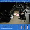 Outboard Transom Saver Trailering Support and Steer Stops, Wedge Outboard Motor Support Fits 3-Ram Trim/Tilt Systems, Boat Motor Transom Support Compatible with Yamaha Outboard, Rubber view 3