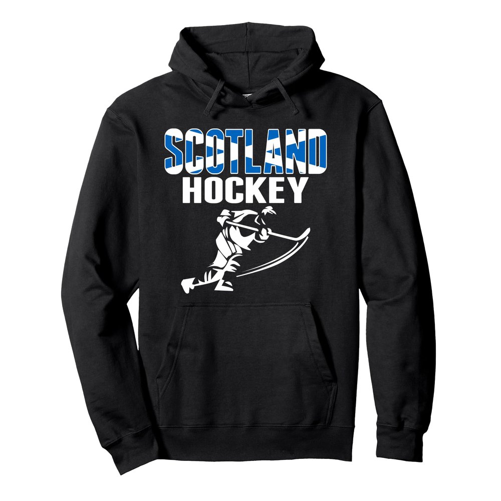 Scotland Ice Hockey Fans Jersey Support Scottish Hockey Team Pullover Hoodie