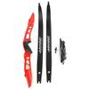 66 Inch ILF Recurve Bow 20-40Lbs Metal Riser Competition Athletic Recurve Bow ILF Bow Riser and Limbs Right Hand Hunting Longbow (32 Lbs, Blue/Type 1) view 4