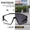 KAPVOE Photochromic Cycling Glasses MTB Clear Mountain Bike Transition Bicycle Sunglasses for Men Women - K9022 view 3