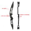 66 Inch ILF Recurve Bow 20-40Lbs Metal Riser Competition Athletic Recurve Bow ILF Bow Riser and Limbs Right Hand Hunting Longbow (24 Lbs, Red/Type 1) view 4