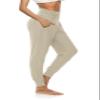 DIBAOLONG Womens Yoga Sweatpants Loose Workout Joggers Pants Comfy Lounge Pants with Pockets Apricot L view 1