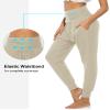 DIBAOLONG Womens Yoga Sweatpants Loose Workout Joggers Pants Comfy Lounge Pants with Pockets Apricot L view 4
