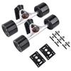 Xiaoki 2 Pieces/Sets of Scooter Accessories, Skate Lift Bearing Hardware for Scooter Vehicle Replacement(Eje Plateado) view 1