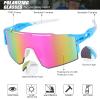 ALSUZYIOT Polarized Sunglasses for Women Men, UV400 Cycling Goggles Baseball Running Fishing Outdoor Windproof Eyewear view 3