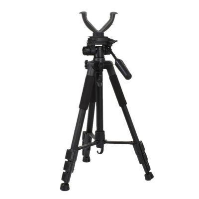 UNISTRENGH Outdoor Tactical Shooting Rests Portable Tripod Bracket Aluminum Alloy Hunting Telescopic Shooting Stick Rack Equipment Monopod, Adjustable in Height (Tripod)