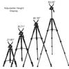 UNISTRENGH Outdoor Tactical Shooting Rests Portable Tripod Bracket Aluminum Alloy Hunting Telescopic Shooting Stick Rack Equipment Monopod, Adjustable in Height (Tripod) view 3