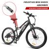 HERCHR MTB Bike Rear Suspension Shock Spring Absorber Spring 1500 Lbs, 150mm Mountain Bike Rear Shock Bicycle Shock Absorber view 2
